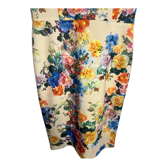Betsey Johnson Multicolor Floral Midi Dress - Picture 4 of 9